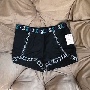 Free People Black Shorts